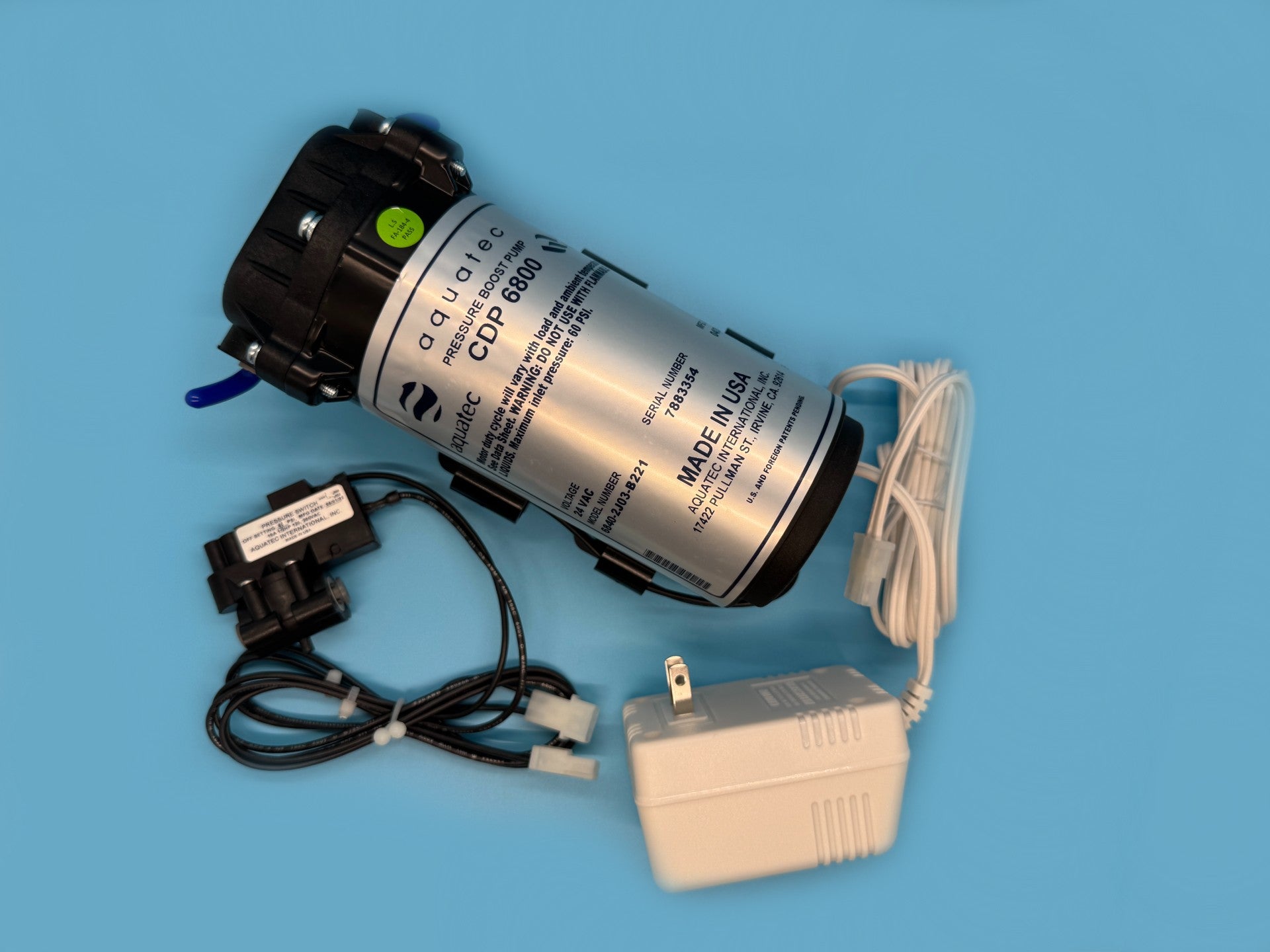 R/O Booster Pump 65psi