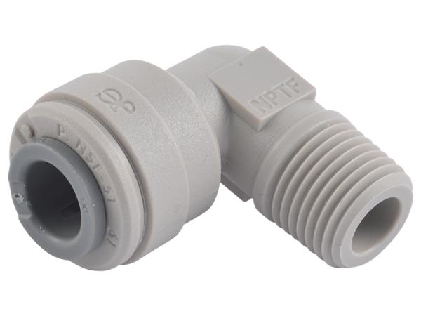 John Guest Fixed Elbow 1/8"NPT x 1/4"QC